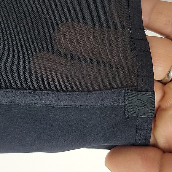Lululemon athletica femme force crop tank in black size 10 - Picture 10 of 12